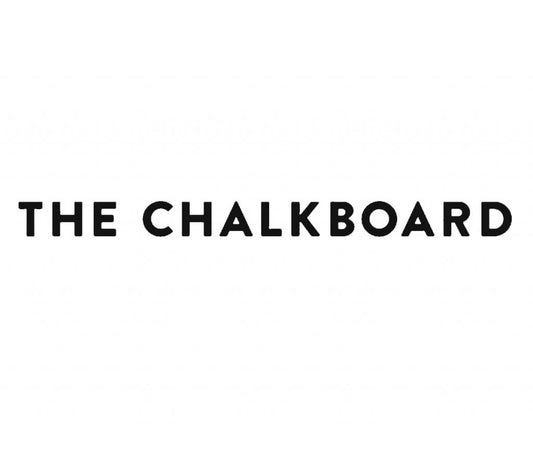 The chalkboard logo