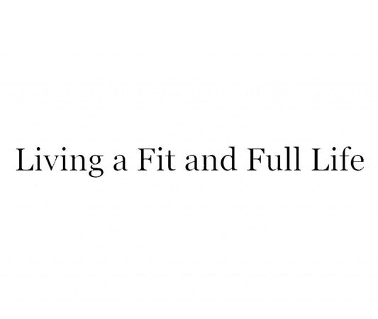 Living a fit and full life logo