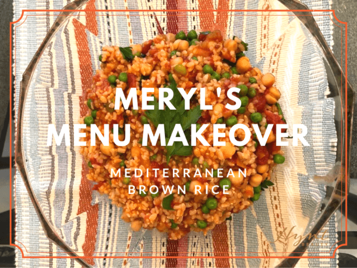 Meryl's menu makeover