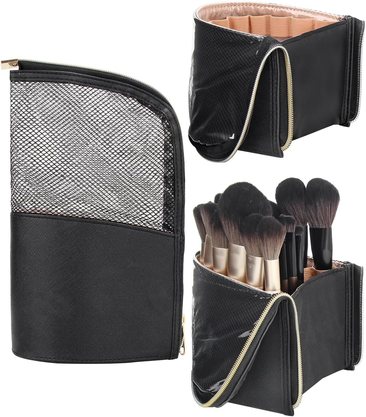 Holiday 7 pc. Gift Brush Set with Makeup Brush Organizer Bag