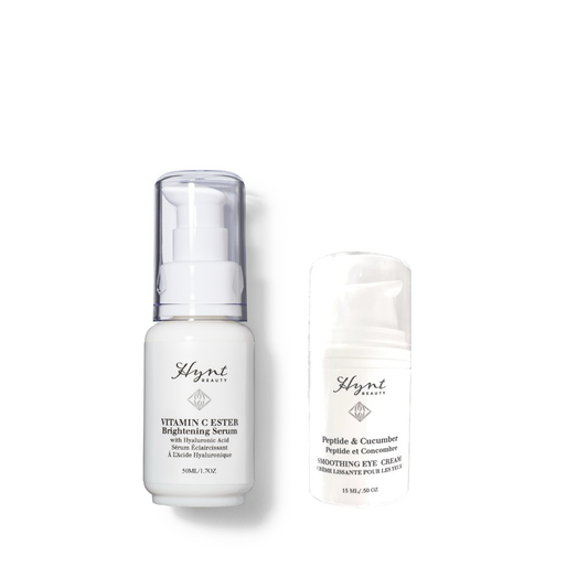 PEPTIDE & CUCUMBER SMOOTHING EYE CREAM & VITAMIN C ESTER BRIGHTENING SERUM Gift Set