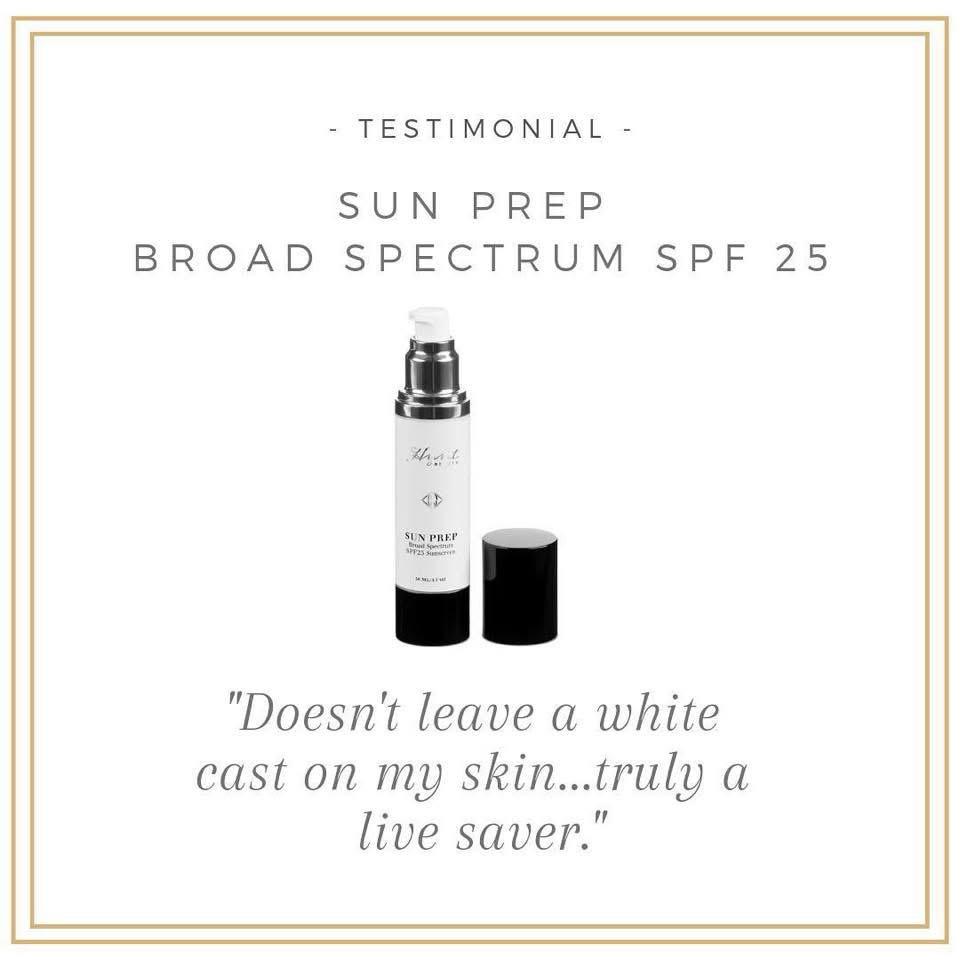 SUN PREP Broad Spectrum SPF 25 | Natural Mineral Sunscreen + Primer