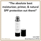 SUN PREP Broad Spectrum SPF 25 | Natural Mineral Sunscreen + Primer