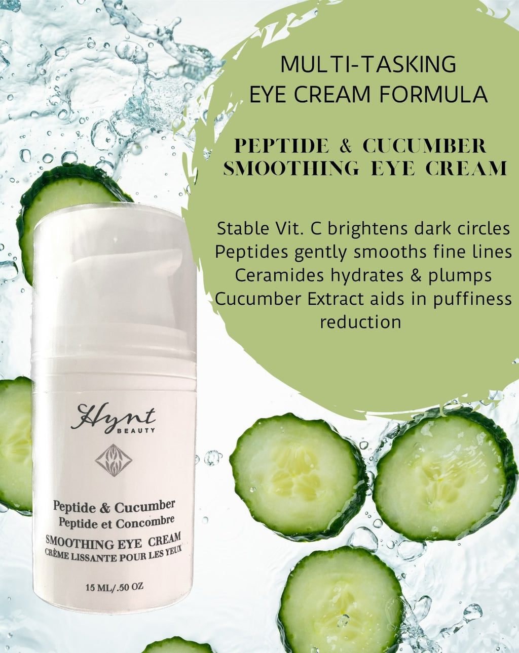 PEPTIDE & CUCUMBER SMOOTHING EYE CREAM