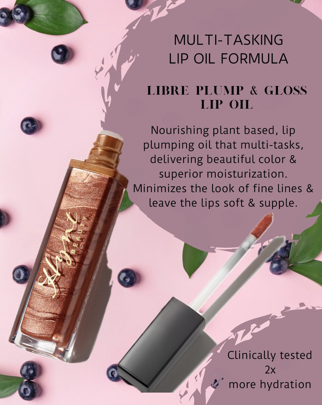 LIBRE Lip Plump & Gloss Lip Oil